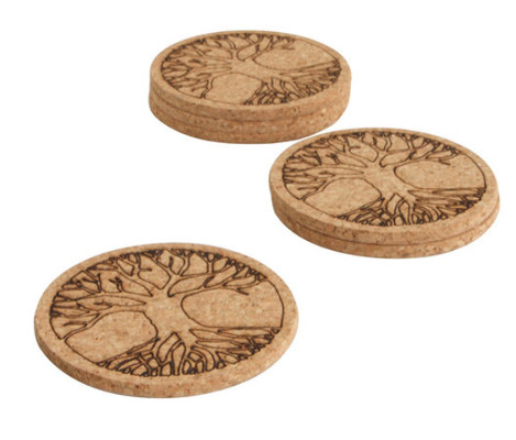 tree of life coasters - wiccan gift
