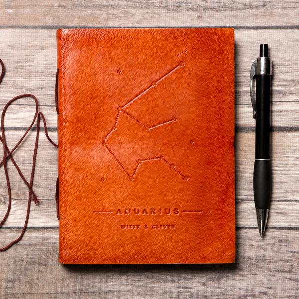 wiccan gift - zodiac notebook