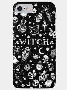wiccan gift - witch phone case