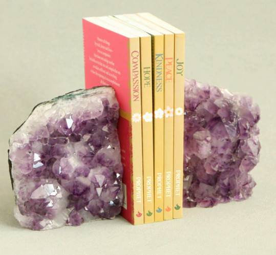 crystal bookends - gift for witch friend