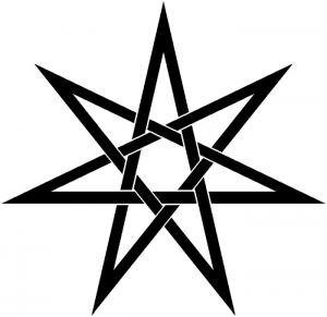wiccan symbol - elven star